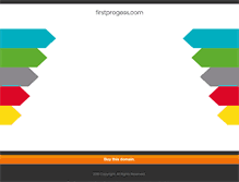 Tablet Screenshot of firstprogess.com